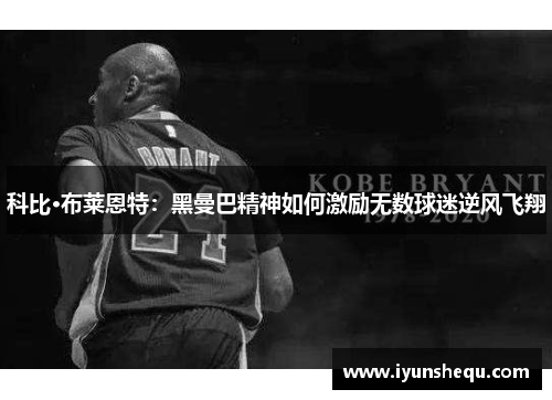 科比·布莱恩特：黑曼巴精神如何激励无数球迷逆风飞翔
